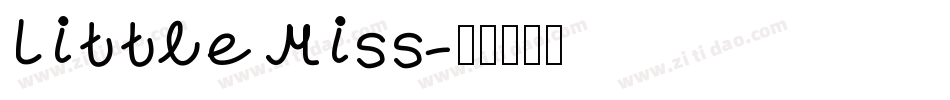 Little Miss字体转换